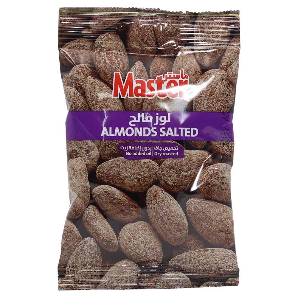MASTER ALMONDS SALTED 40GM