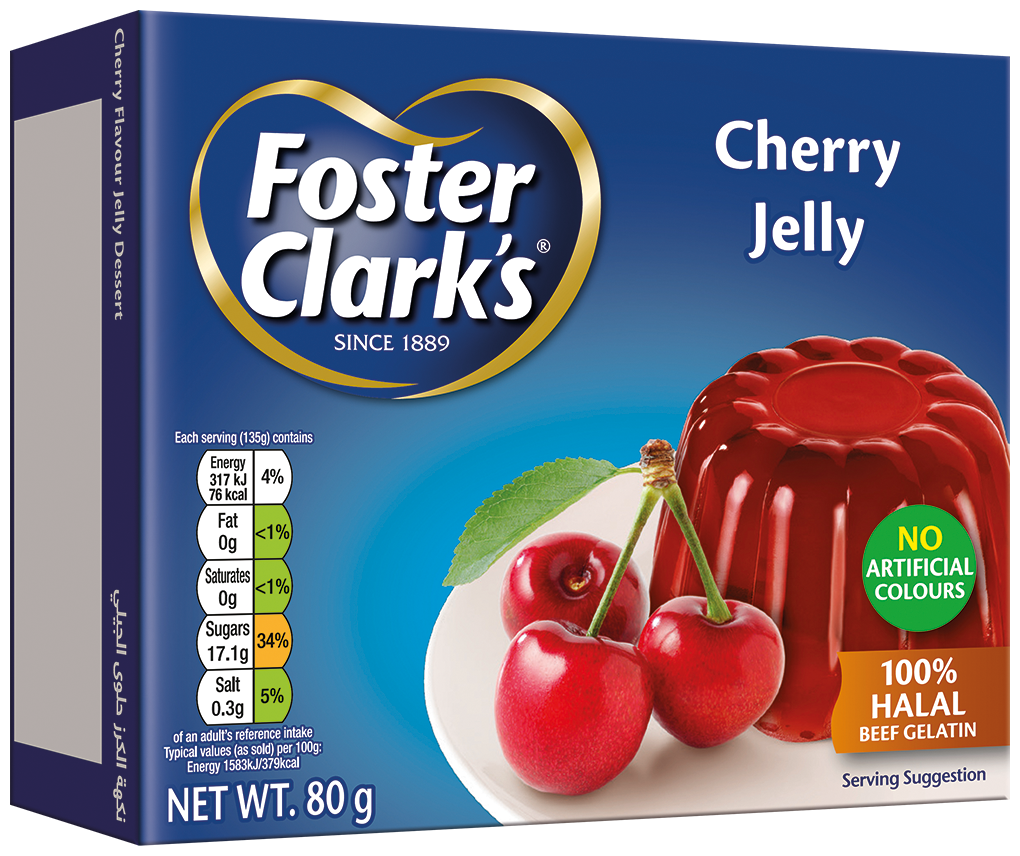 Foster Clark's Cherry Jelly, 80g