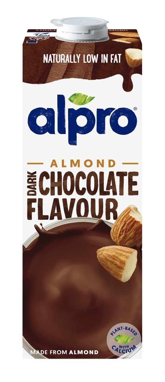 Alpro Original Dark Chocolate with Almond Drink, 1L