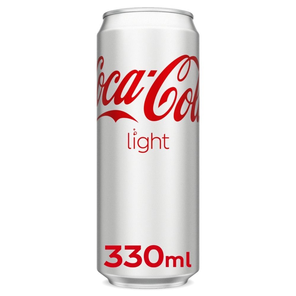 Coca-Cola Light Carbonated Soft Drink Can, 330ml