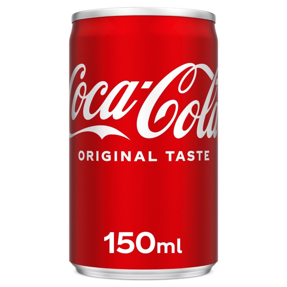 Coca-Cola Original Soft Drink Can, 150ml