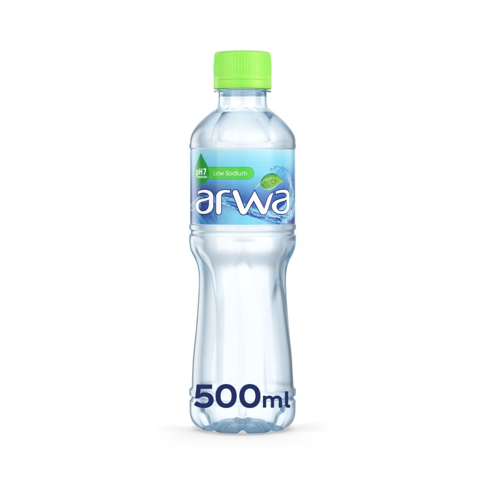 Arwa Still Water Bottled Drinking Water Pet, 500ml