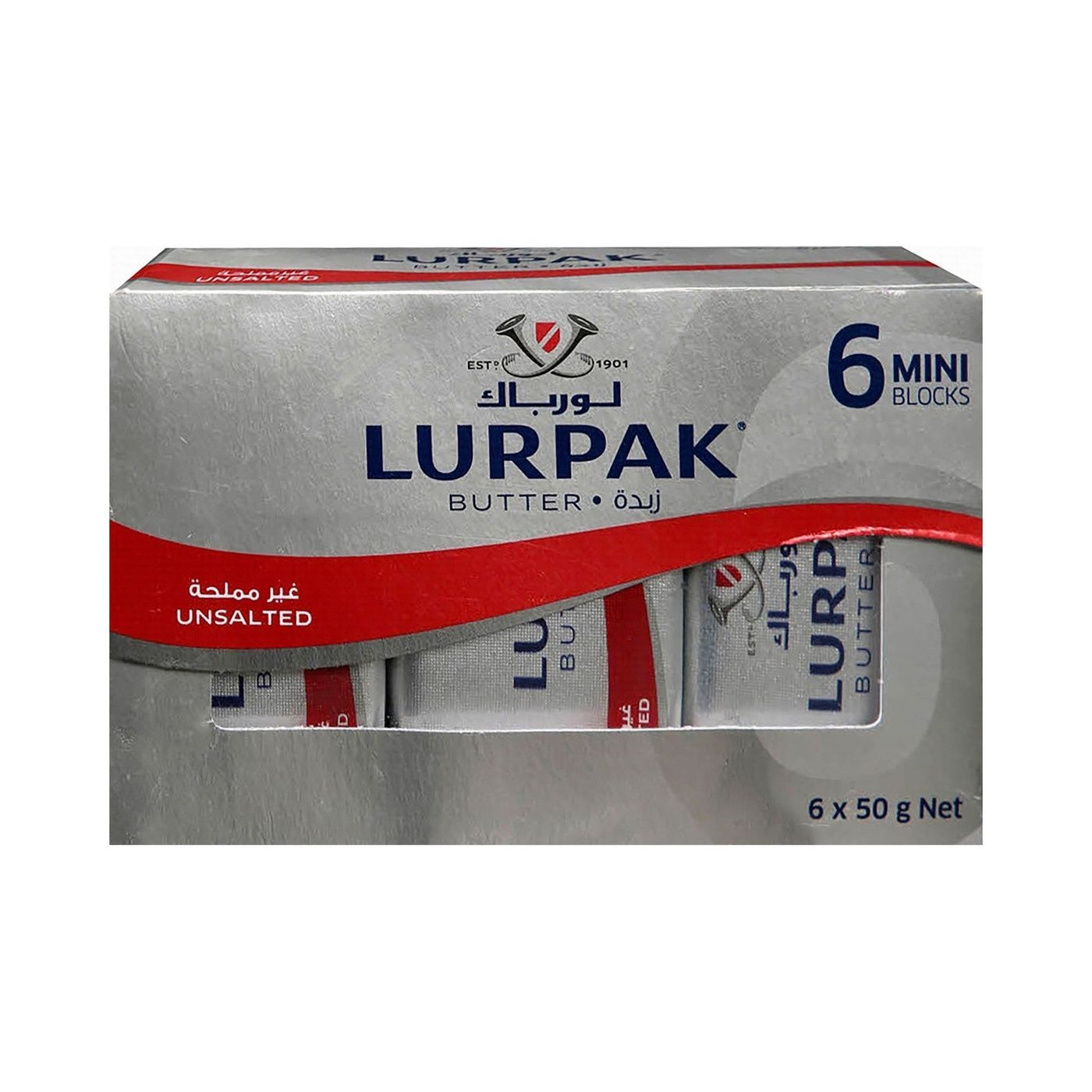 Lurpak Unsalted Butter, 6x50g