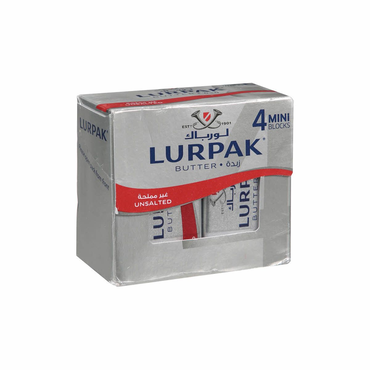 Lurpak Mini Unsalted Butter Blocks, 4x50g