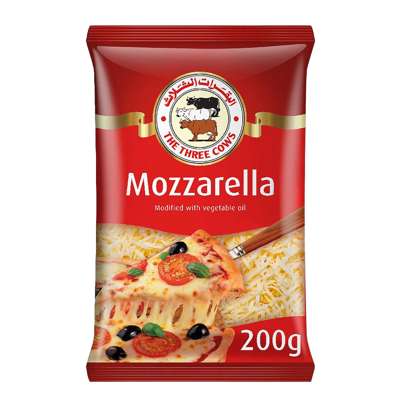 The Three Cows Mozzarella Cheese, 200g