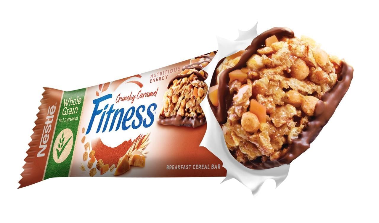 Nestle Fitness Crunchy Caramel Bar, 23.5g