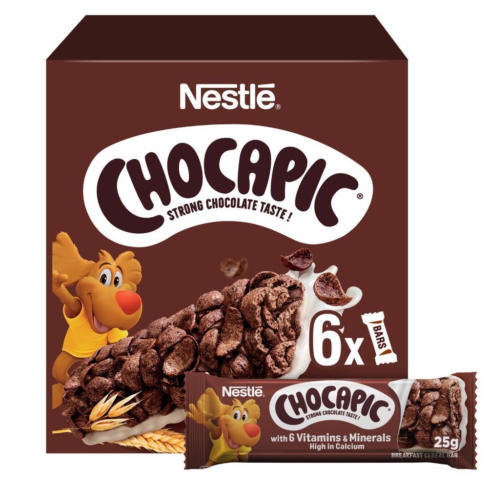 Chocapic Chocolate Cereal Bar, 6x25g