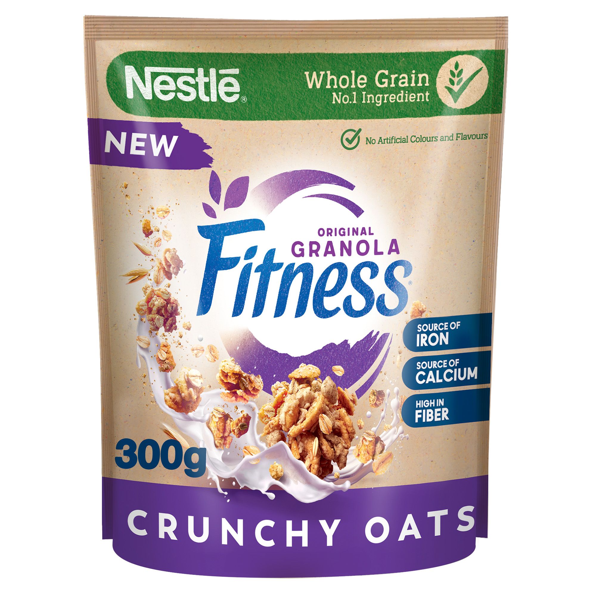 Fitness Crunchy Oats Granola with Corn Flakes, 300g