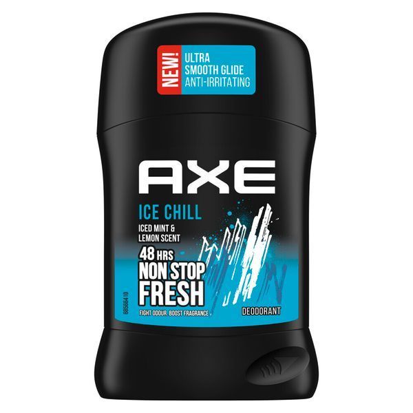 Axe Ice Chill Anti-Irritation 48H Deodorant Stick Iced Mint & Lemon Scent for Men, 50ml