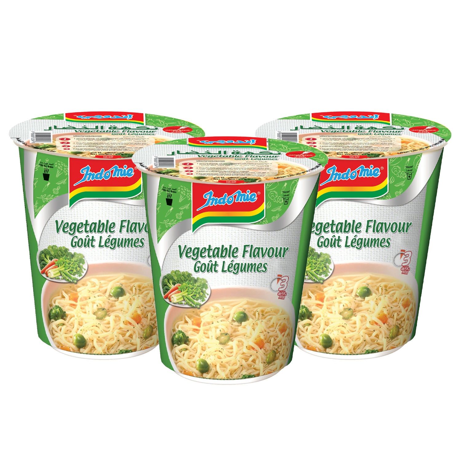 Indomie Cup Vegetable 3X60 g Promo