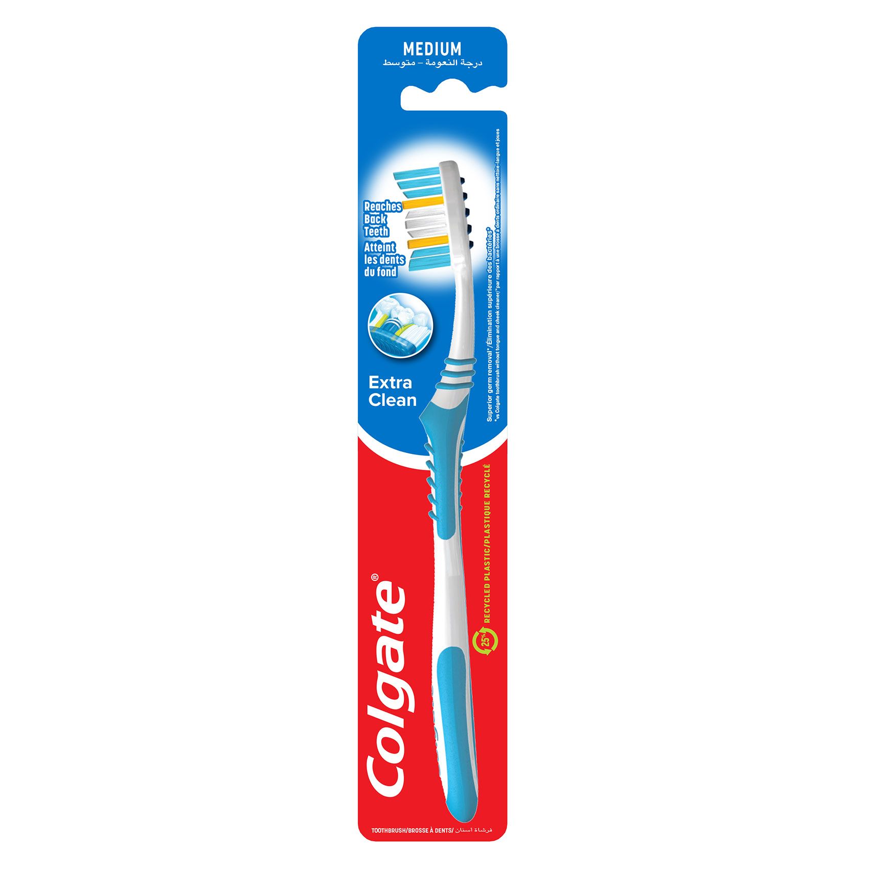 Colgate Extra Clean Medium Toothbrush, 1 Piece
