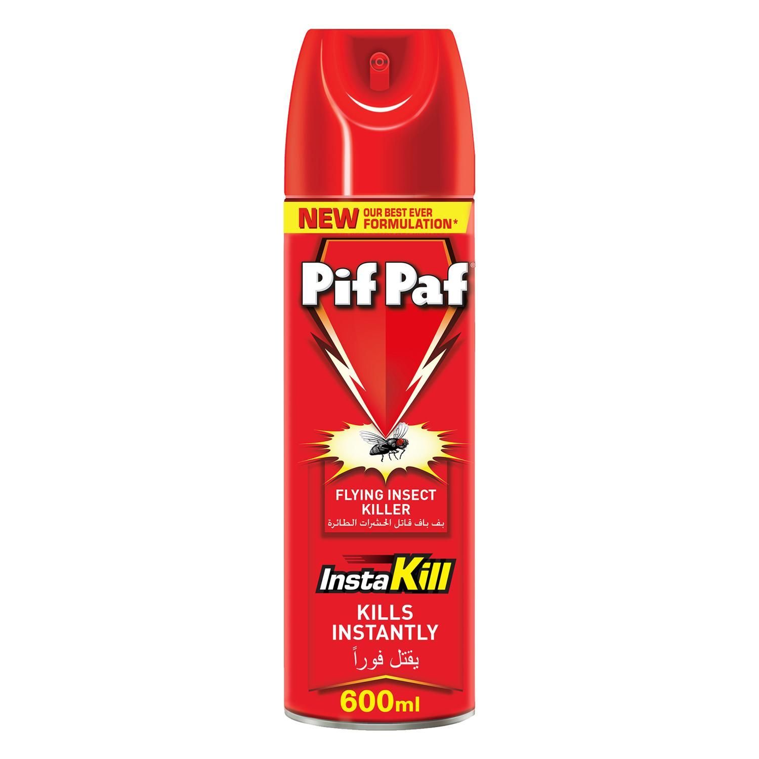 Pif Paf Mosquito & Fly Killer Spray, 600ml