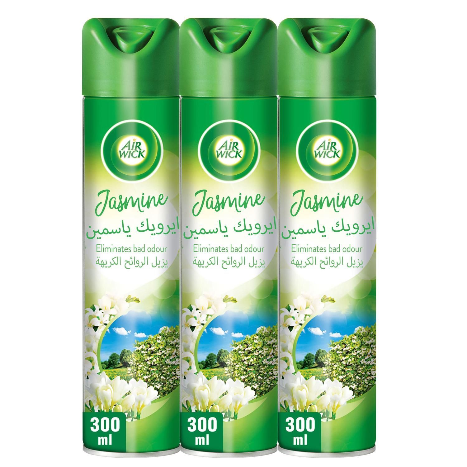 Air Wick Jasmine Scent Air Freshener, 3x300ml