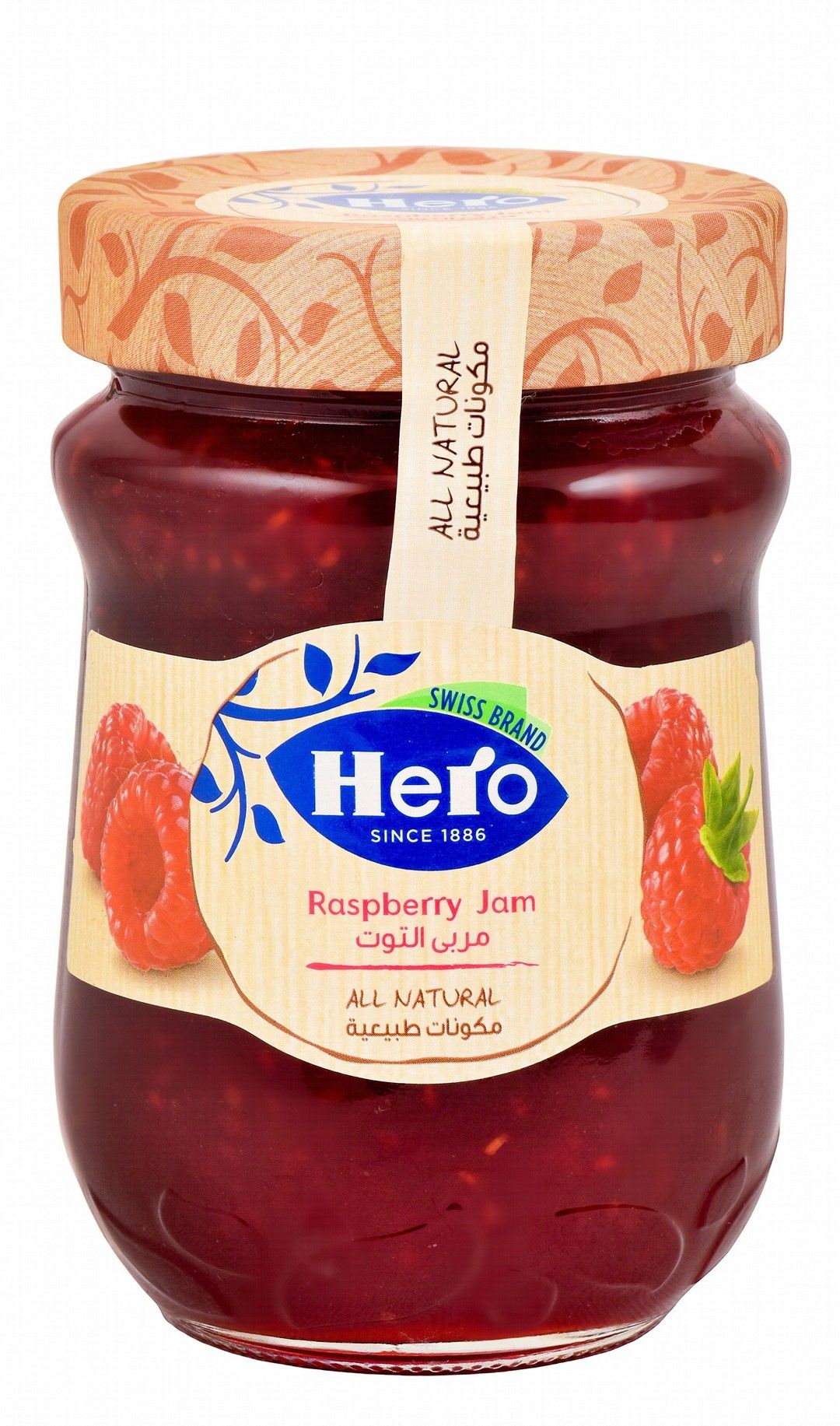 Hero Raspberry Jam, 350g