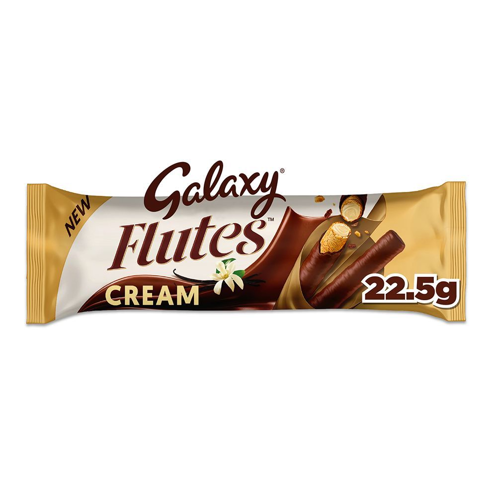 Galaxy Flutes Cream Chocolate 2 Fingers, 22.5g