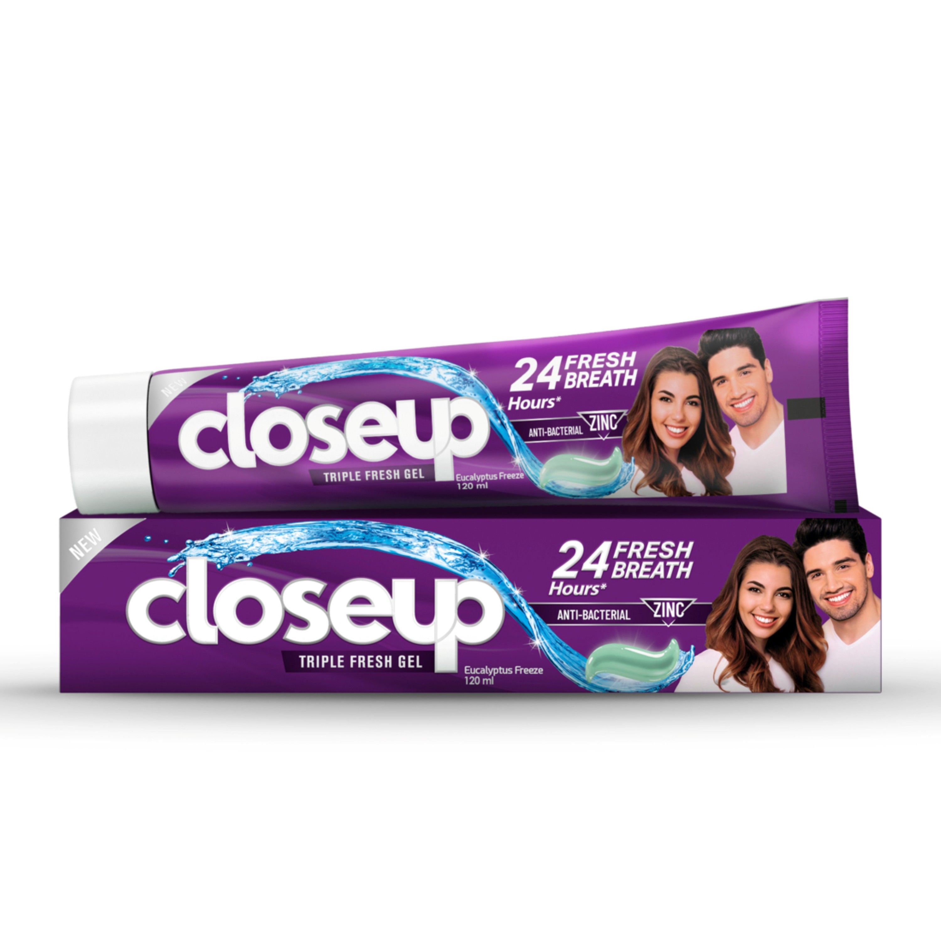 Close Up Triple Fresh Eucalyptus Freeze Toothpaste, 120ml