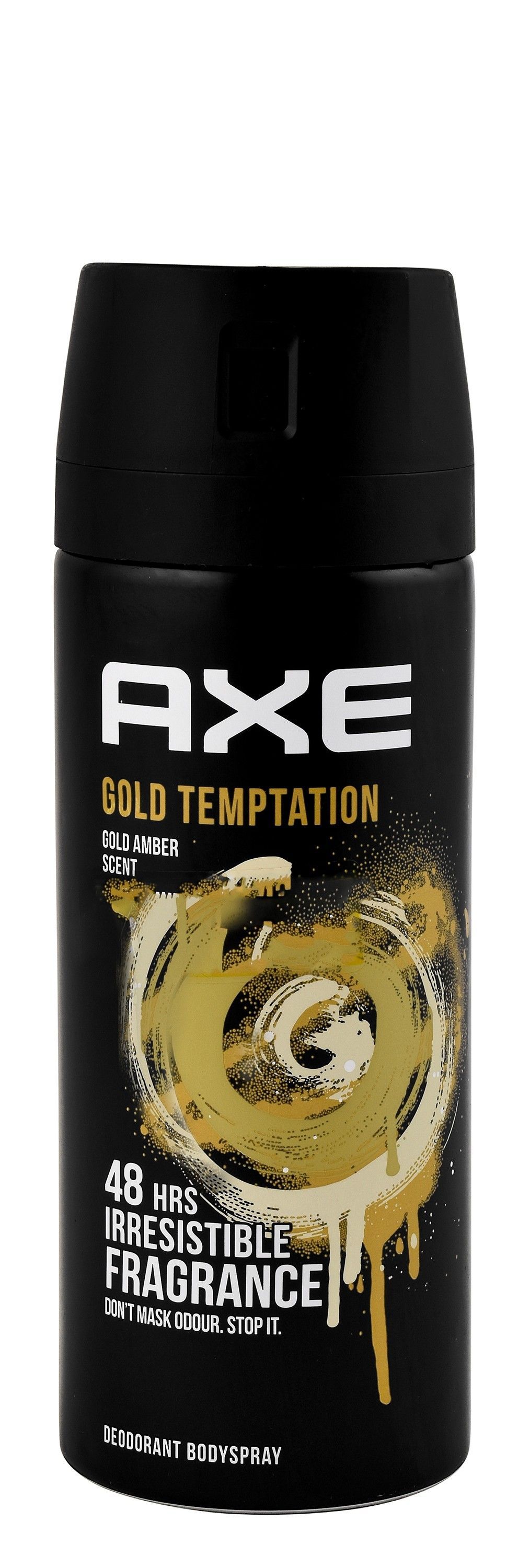Axe Gold Temptation Gold Amber Scent Deodorant Body Spray for Men, 150ml