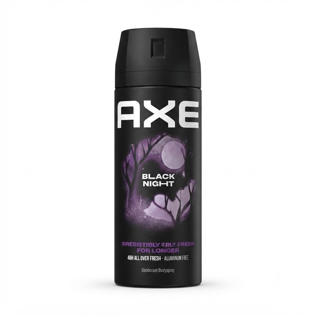 Axe Black Night Cool Mint & Cedarwood Scent Deodorant Body Spray for Men, 150ml
