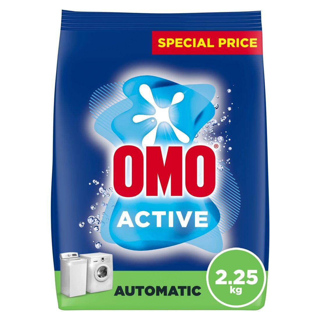 Omo Active Automatic Powder Laundry Detergent, 2.25kg