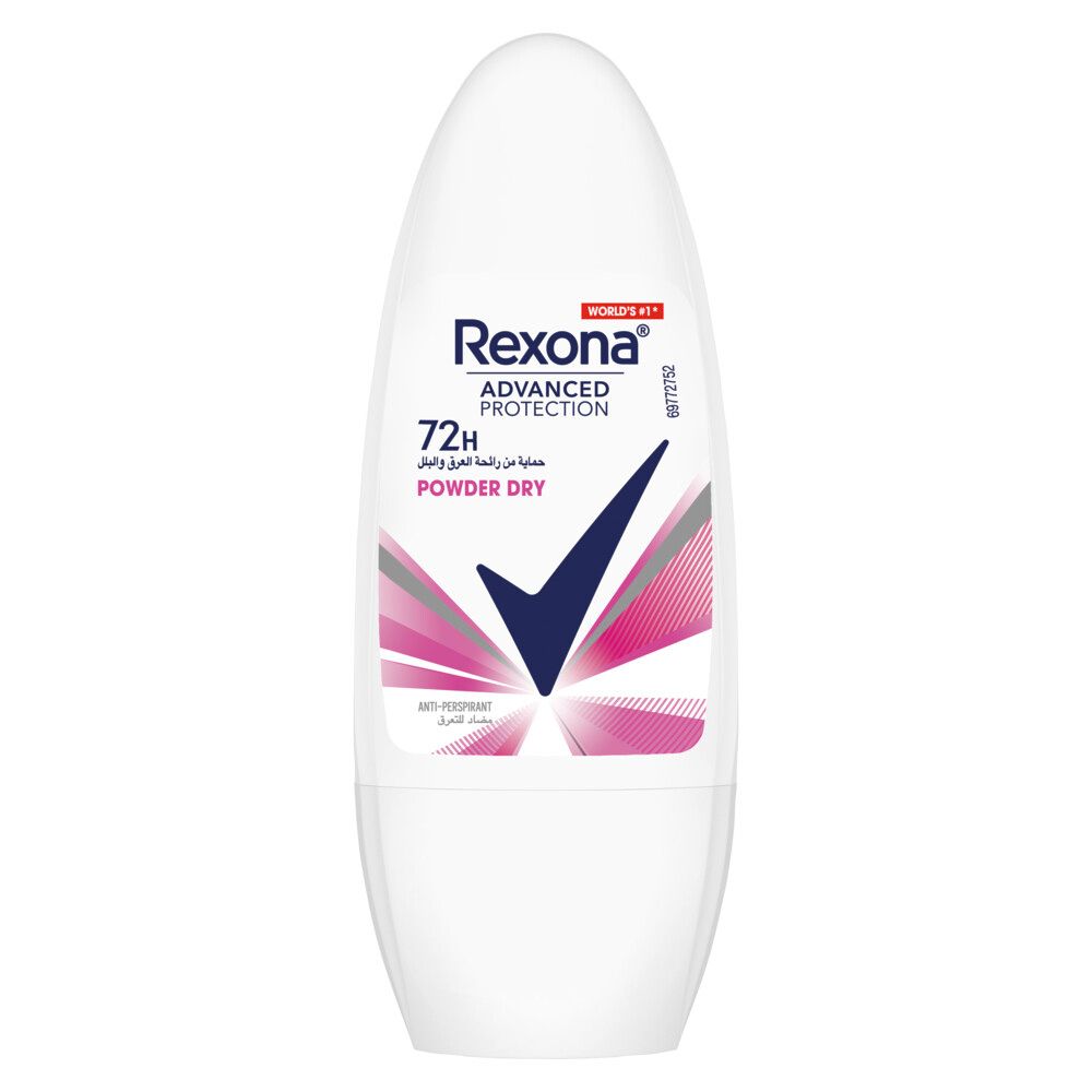 Rexona Powder Dry Antiperspirant Roll-On for Women, 50ml