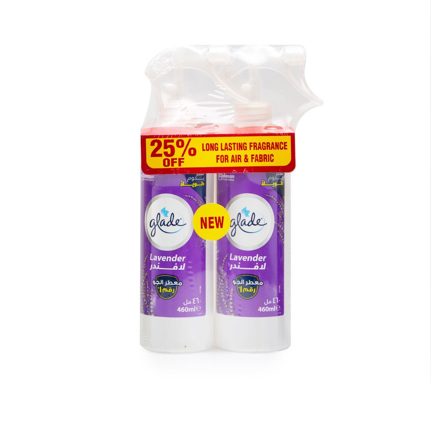 Glade Lavender Air Freshener, 2x460ml