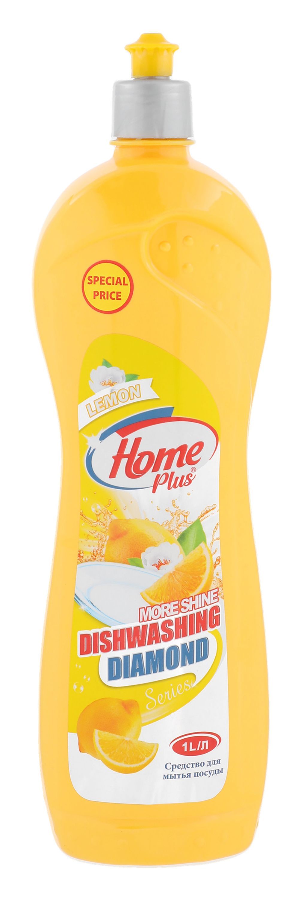 Home Plus Lemon Dishwashing Liquid, 1L