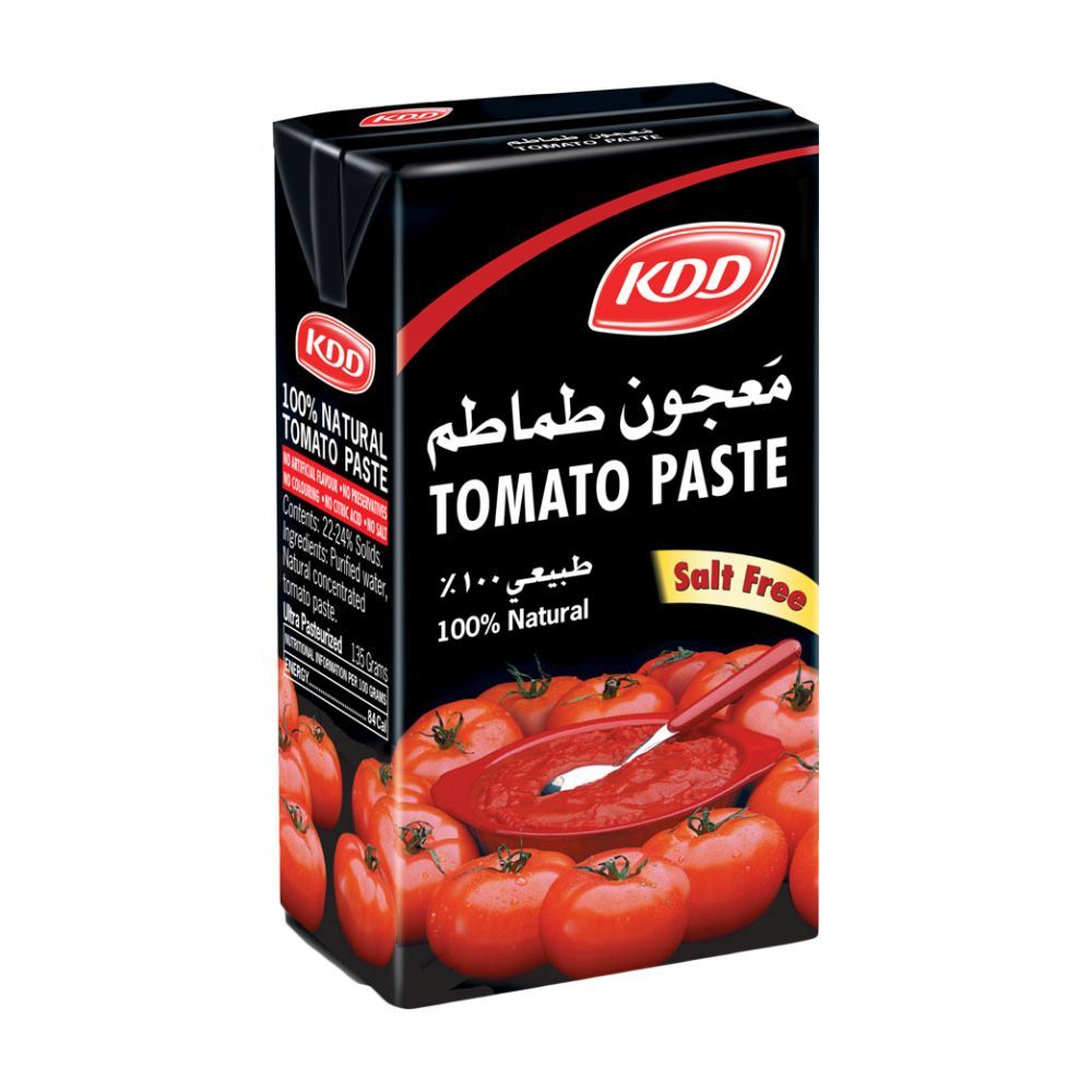 KDD Natural Tomato Paste, 135g