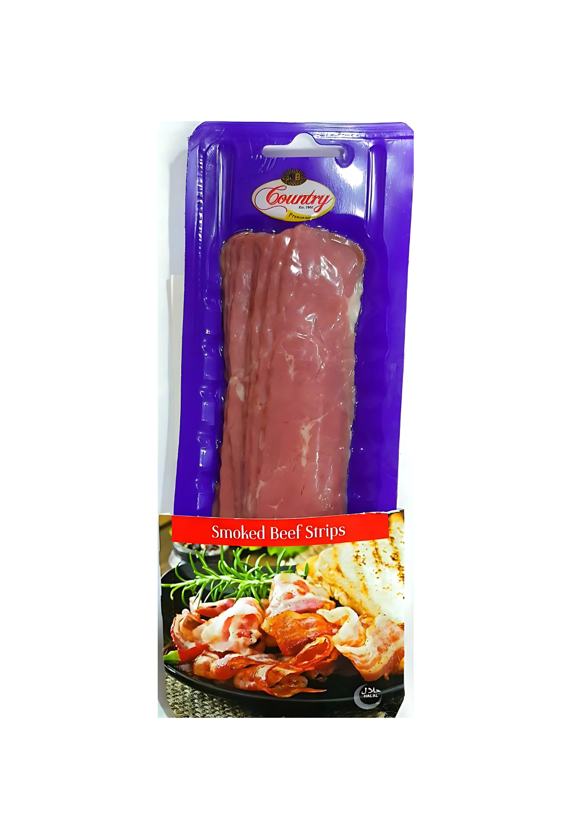 Country Smoked Beef Strips 100g
