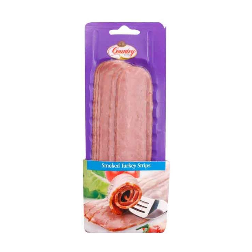 Country Smoked Turkey Strips 100g