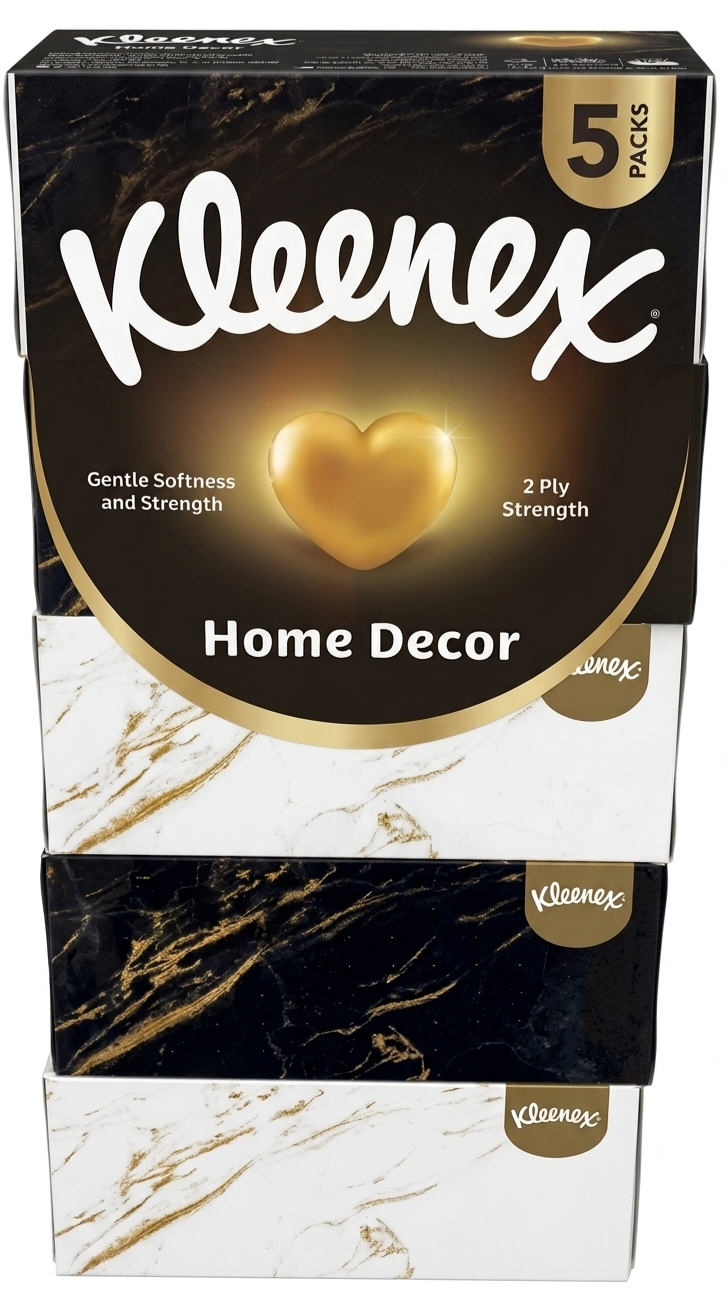 Kleenex Natural Collection Facial Tissues, 5x170 tissues