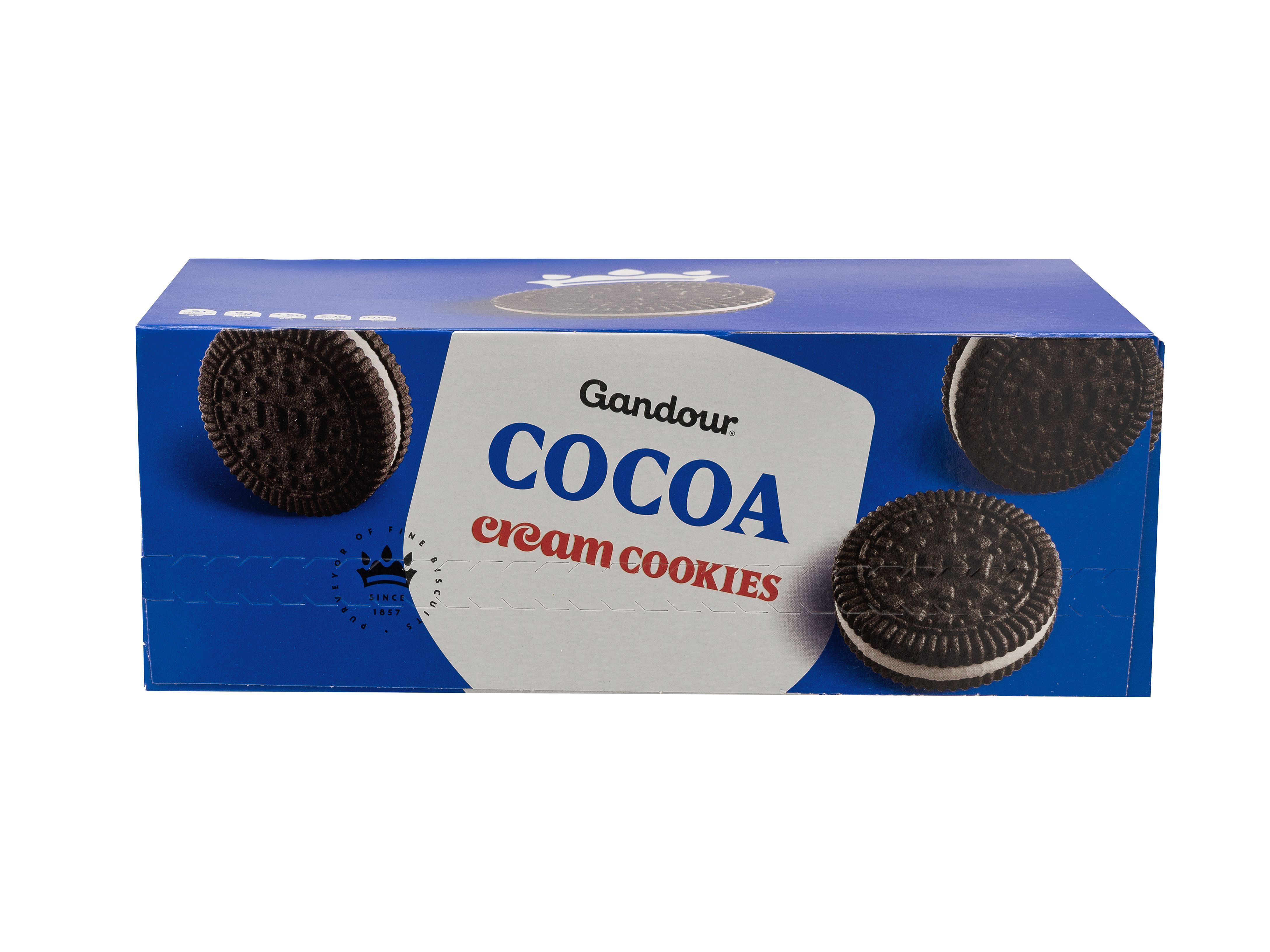 Gandour Cocoa Cream Cookies, 12x38g
