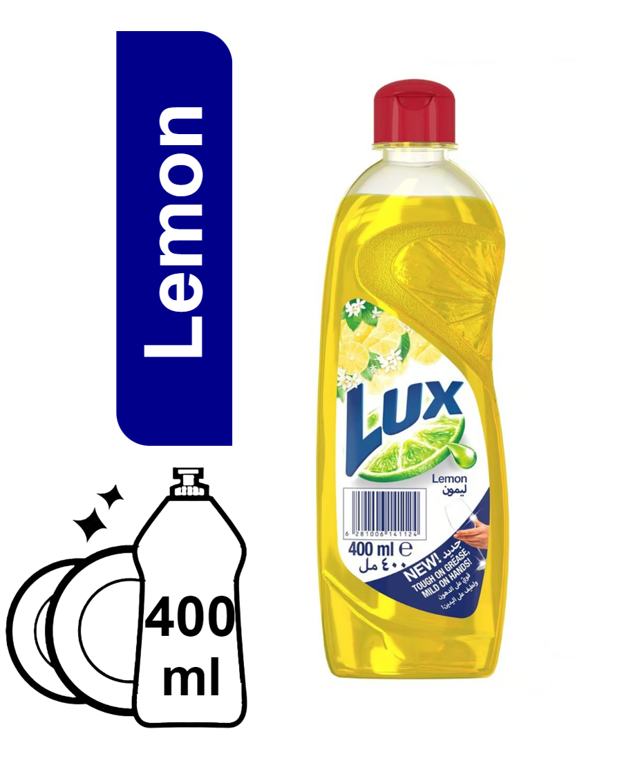 Lux Dishwashing Liquid Lemon Scent, 400ml