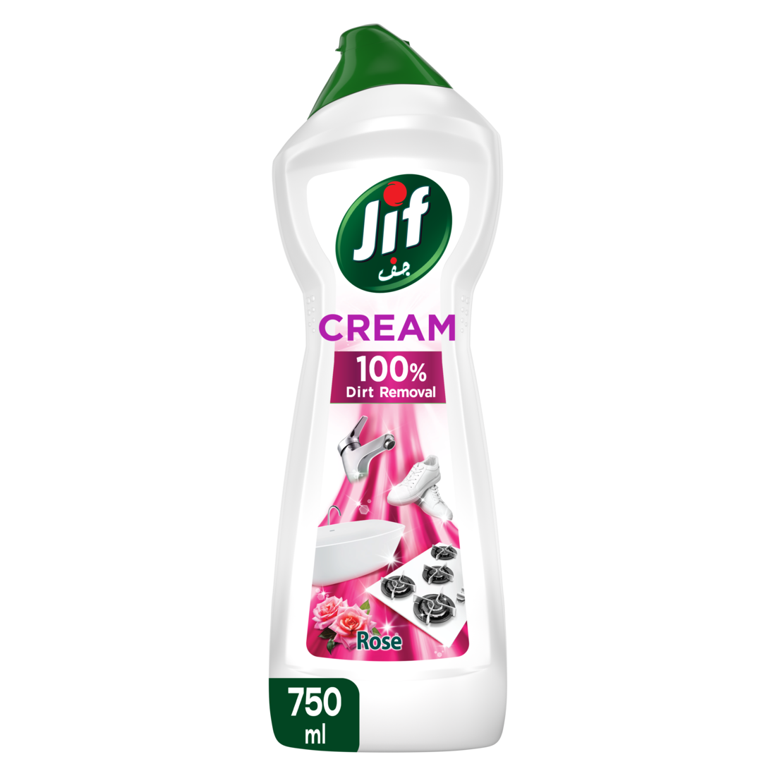 Jif Micro Crystals Rose Cream Cleaner, 750ml