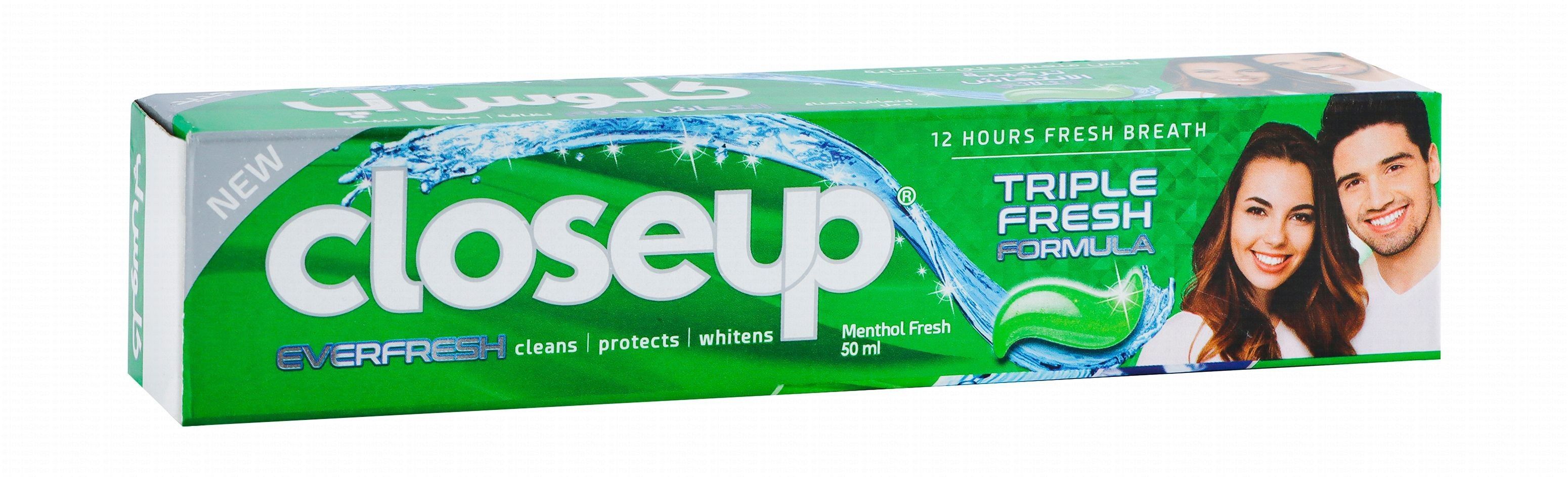 Closeup Everfresh Toothpaste with Menthol Fresh Flavor, 50ml