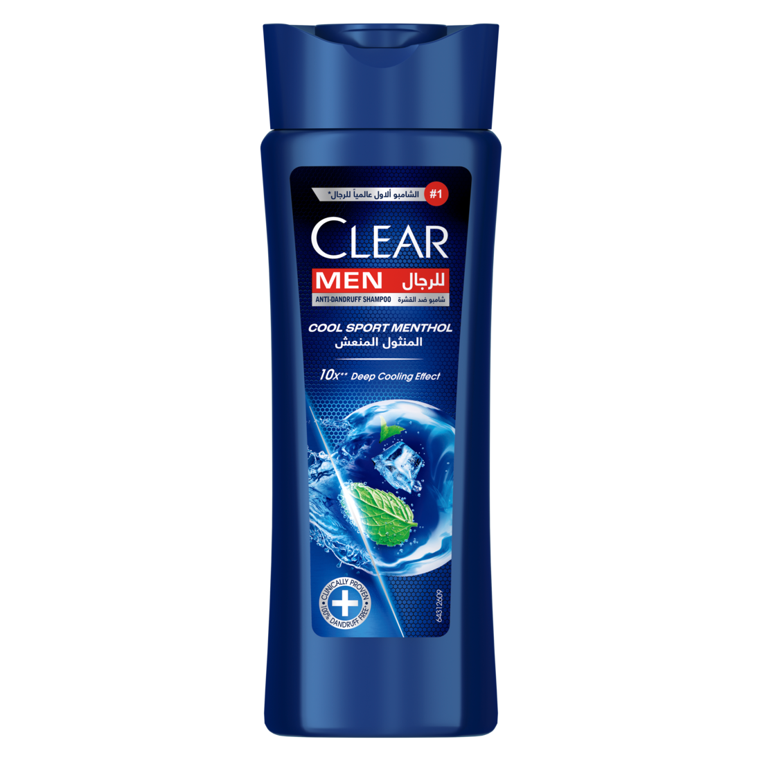 Clear Anti-Dandruff Cool Sport Menthol Shampoo, 200ml