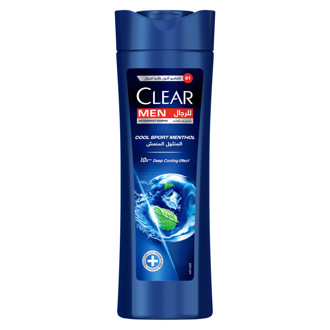 Clear Anti-Dandruff Cool Sport Menthol Shampoo, 400ml