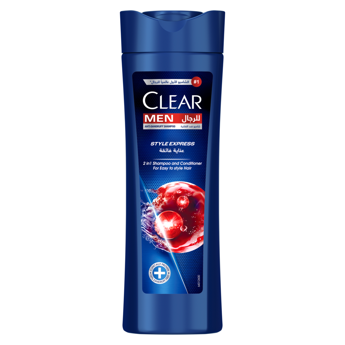 Clear For Men Style Express 2in1 Shampoo & Conditioner, 400ml
