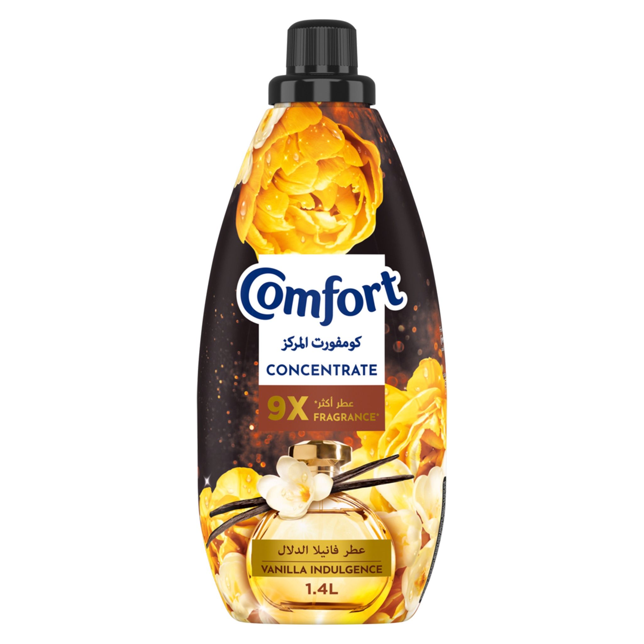 Comfort Concentrate Fabric Softener Vanilla Indulgence 9x Fragrance, 1.4L