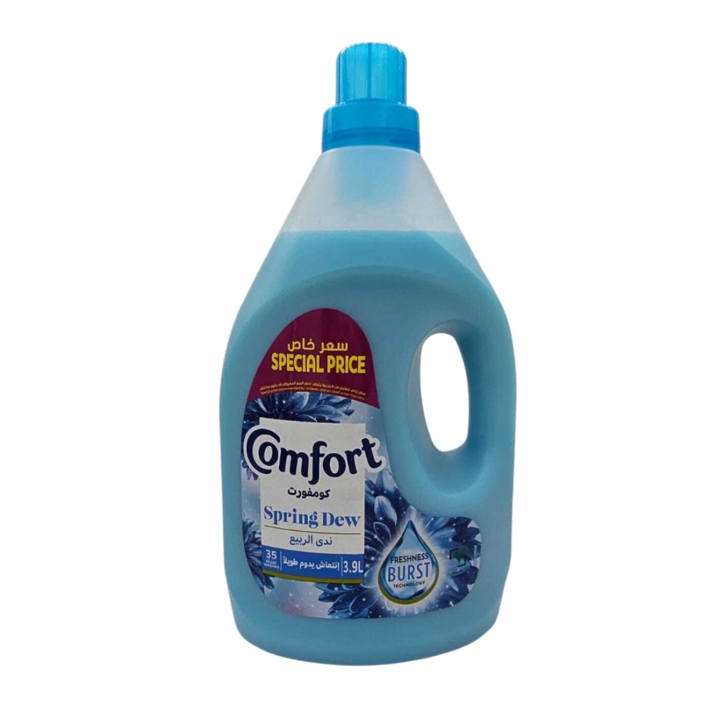 Comfort Spring Dew Blue Fabric Softener, 3.9L