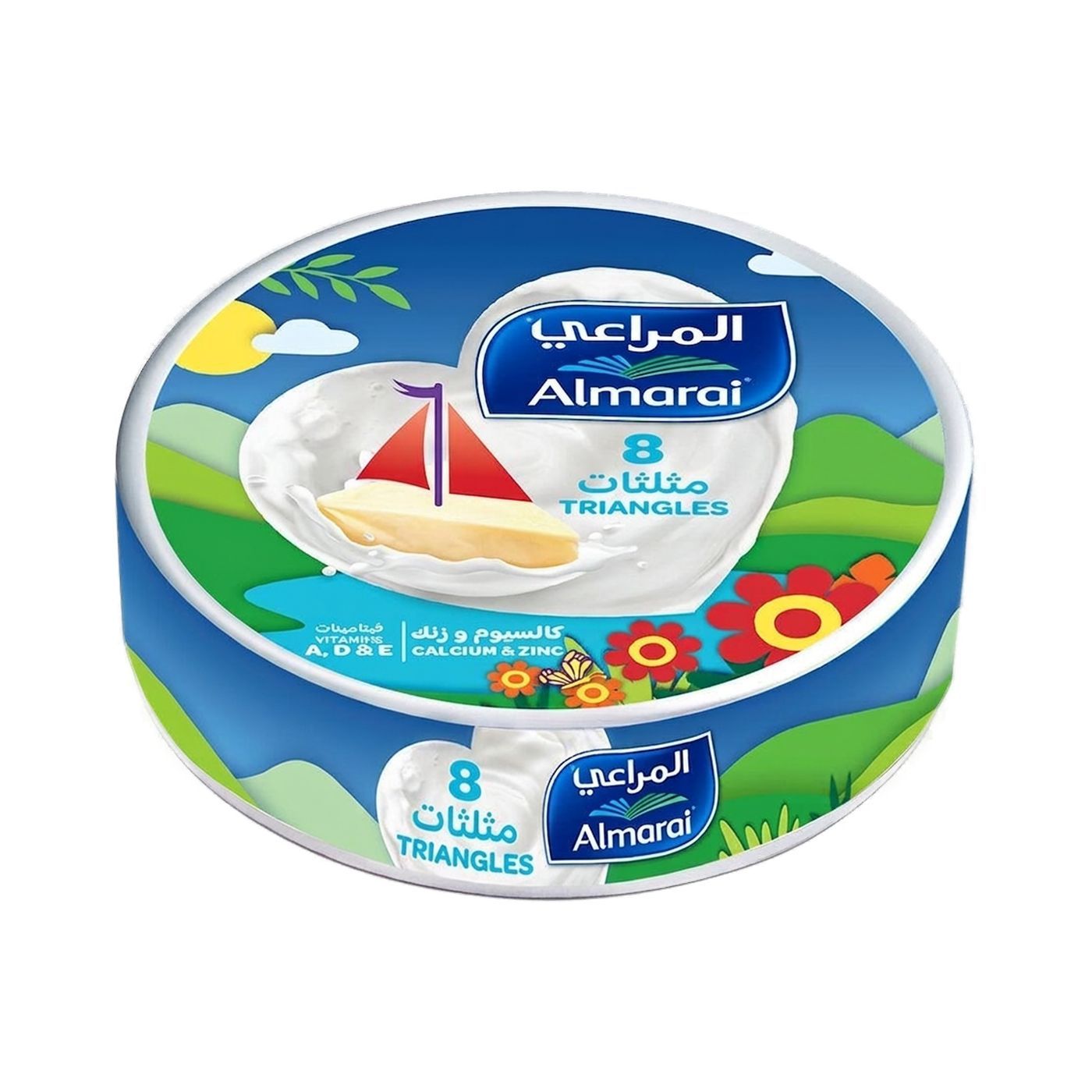 Almarai Triangle Cheese, 8 Portions, 120g