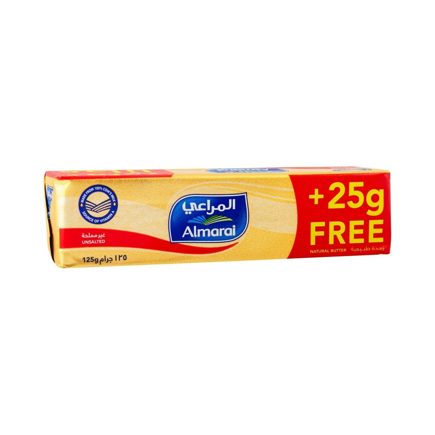 Almarai Butter Unsalted Natural 125 g