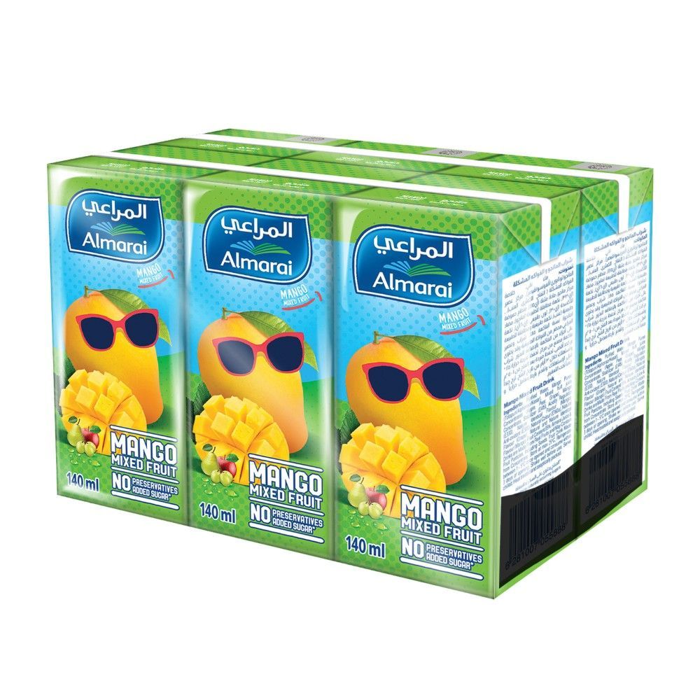 Almarai Mango Mixed Fruit Juice, 6x140ml