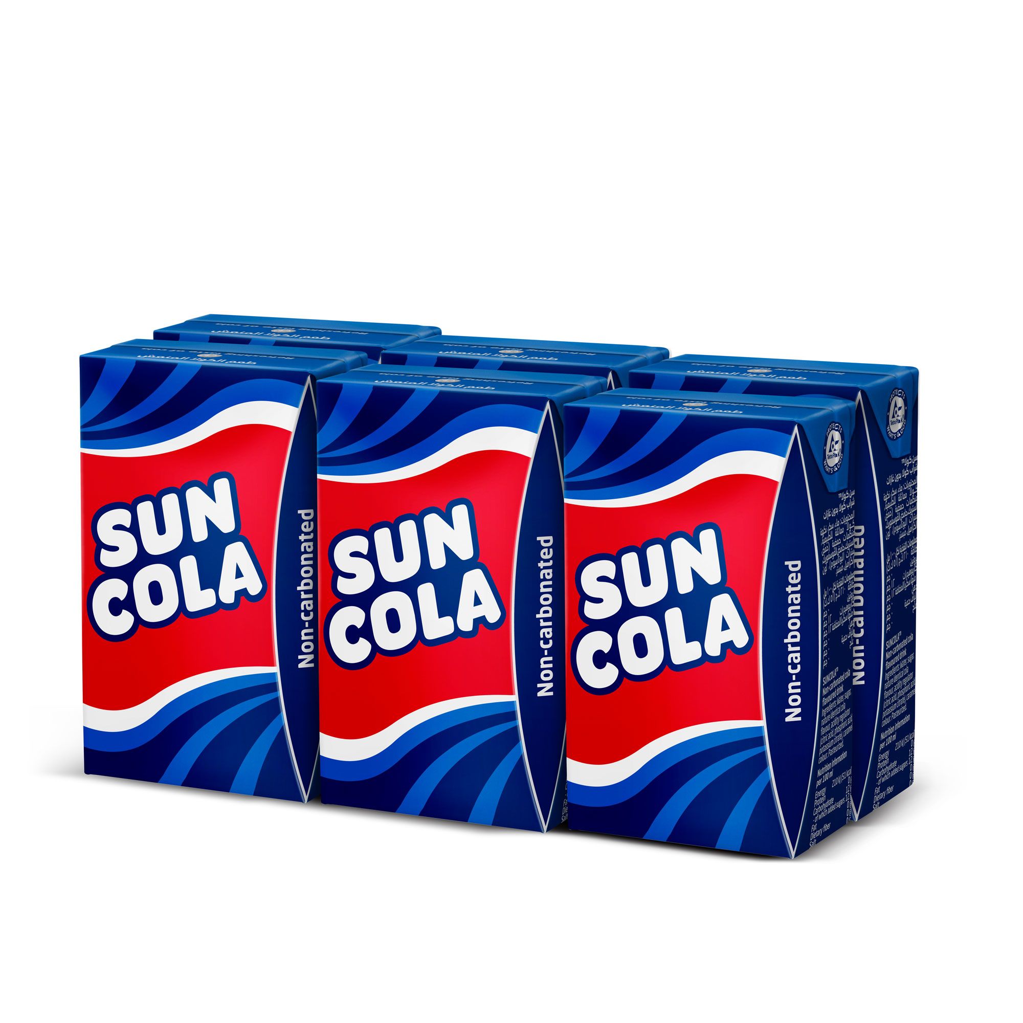 Suncola Non-Carbonated Cola Flavoured Drink, 6x250ml