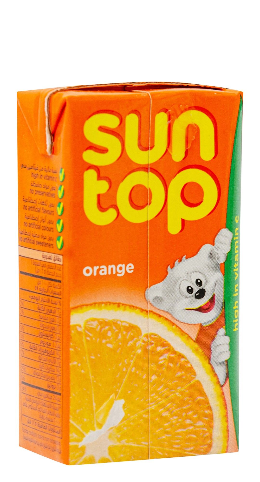 Sun Top Long Life Orange Drink, 125ml