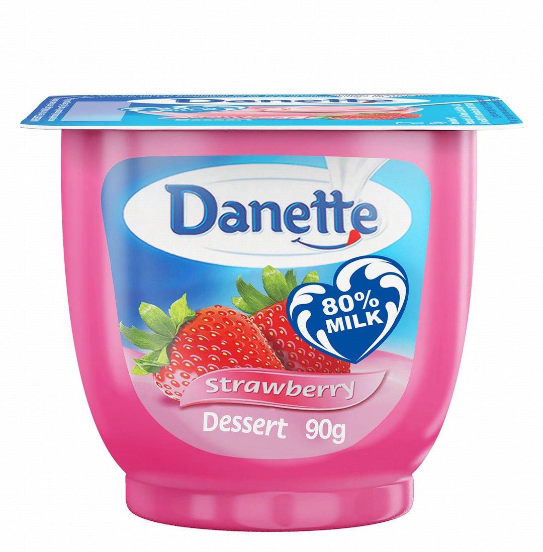Danette Strawberry Flavoured Dessert, 90g