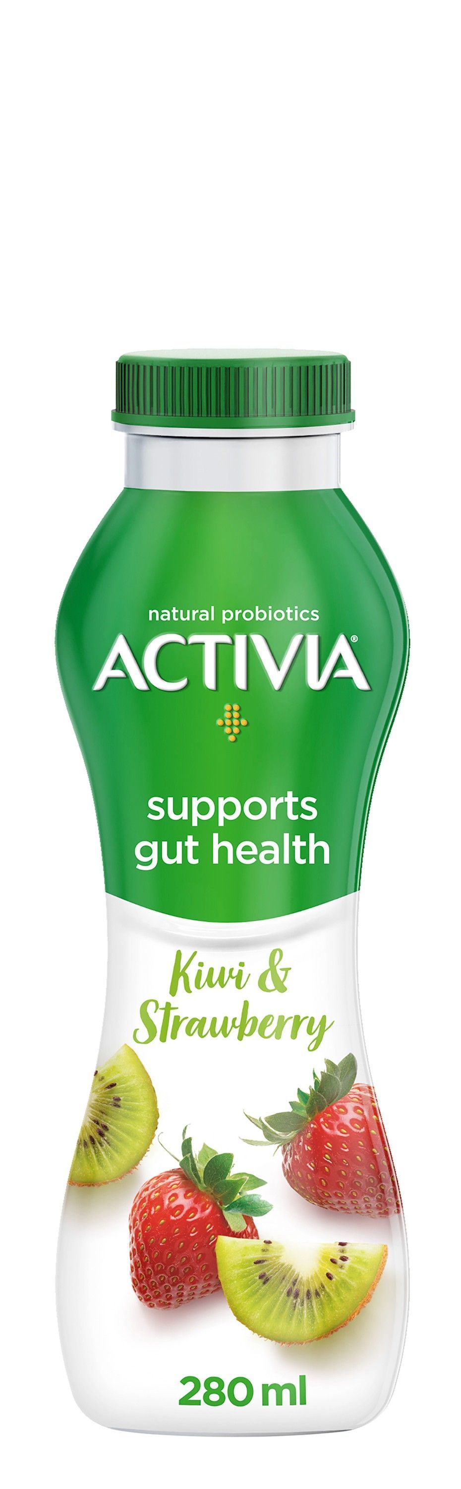 Activia Kiwi & Strawberry Drinking Yogurt, 280ml