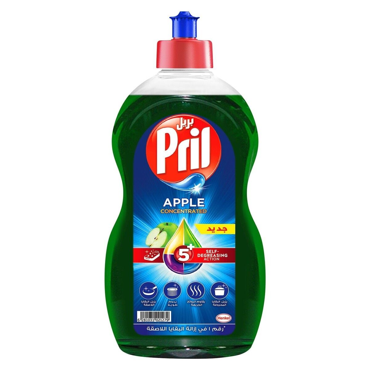 Pril Apple Dishwashing Liquid, 500ml