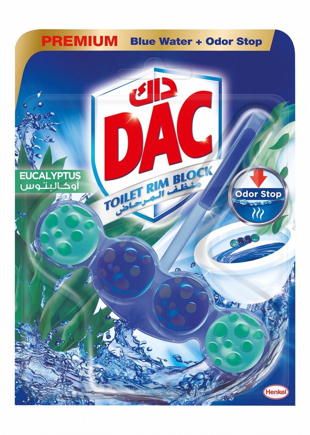 Dac Toilet Cleaner Blue Active Eucalyptus 50 g