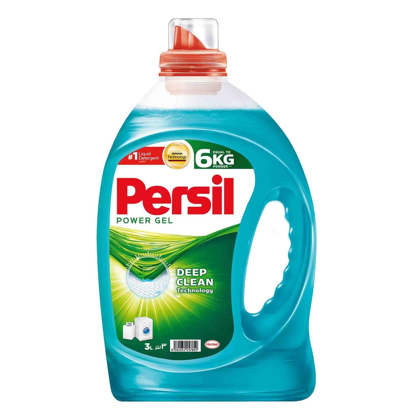 Persil Concentrated Power Laundry Detergent Gel Front & Top Load, 3L