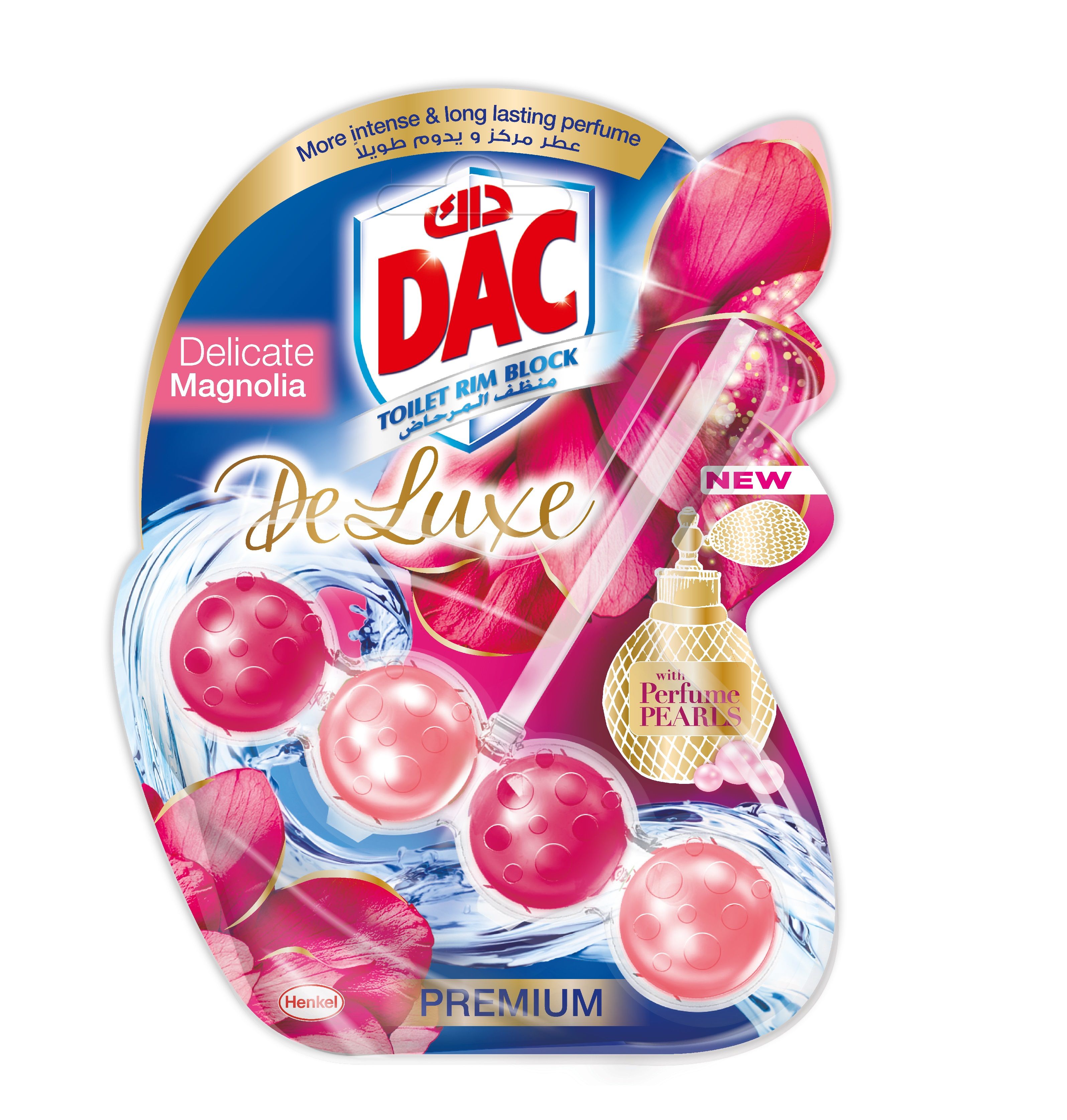 Dac Toilet Rim Block Deluxe Magnolia, 50g